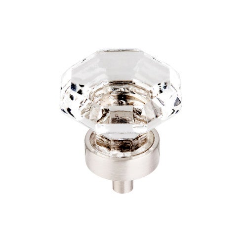 Clear Octagon Crystal Knob