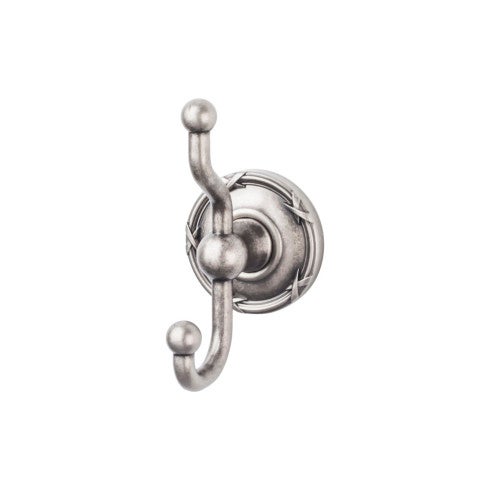Edwardian Bath Double Hook Ribbon Backplate