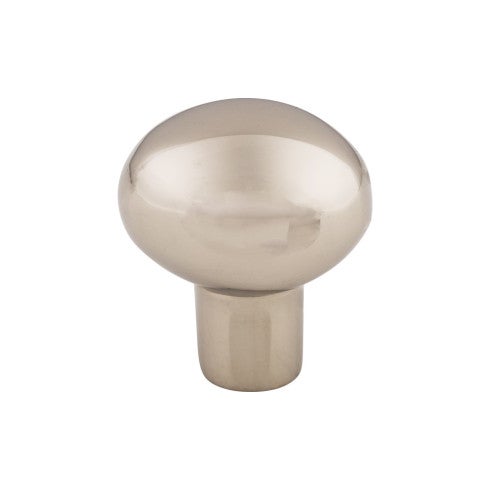 Aspen II Small Egg Knob in Polished Nickel, Polished Chrome, and Brushed Satin Nickel finishes, decorative hardware for cabinets and drawers