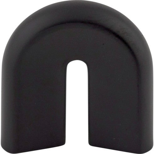 U - Pull decorative hardware in Flat Black, Polished Chrome, and Brushed Satin Nickel finishes, made by Top Knobs