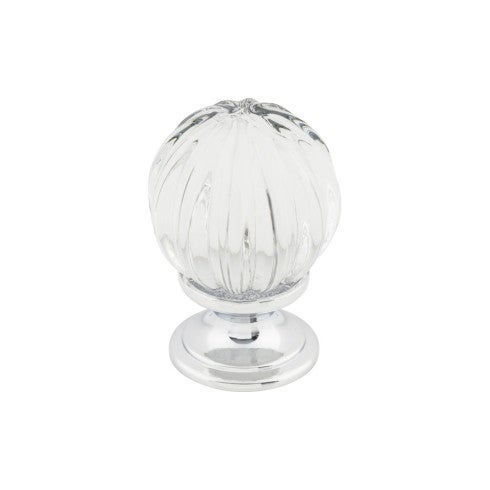 Clear Melon Crystal Knob