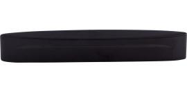 Oval Long Slot Pull 5 Inch (c-c) Flat Black